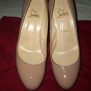 Bianca 120mm nude christian louboutin pump